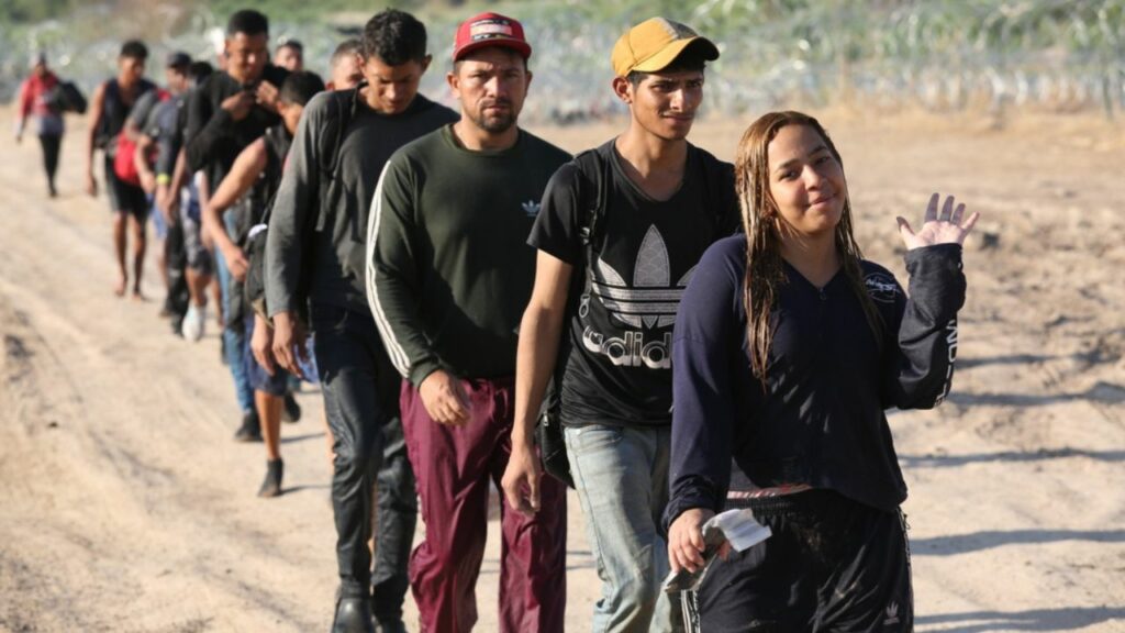 How many migrants attempt to cross the southern border
